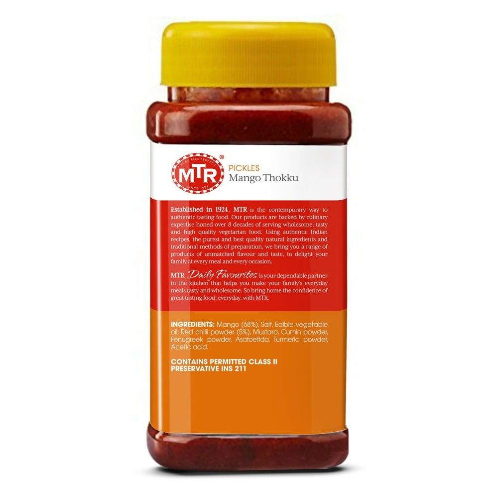 MTR Mango Thokku Pickle - Swadesiicart