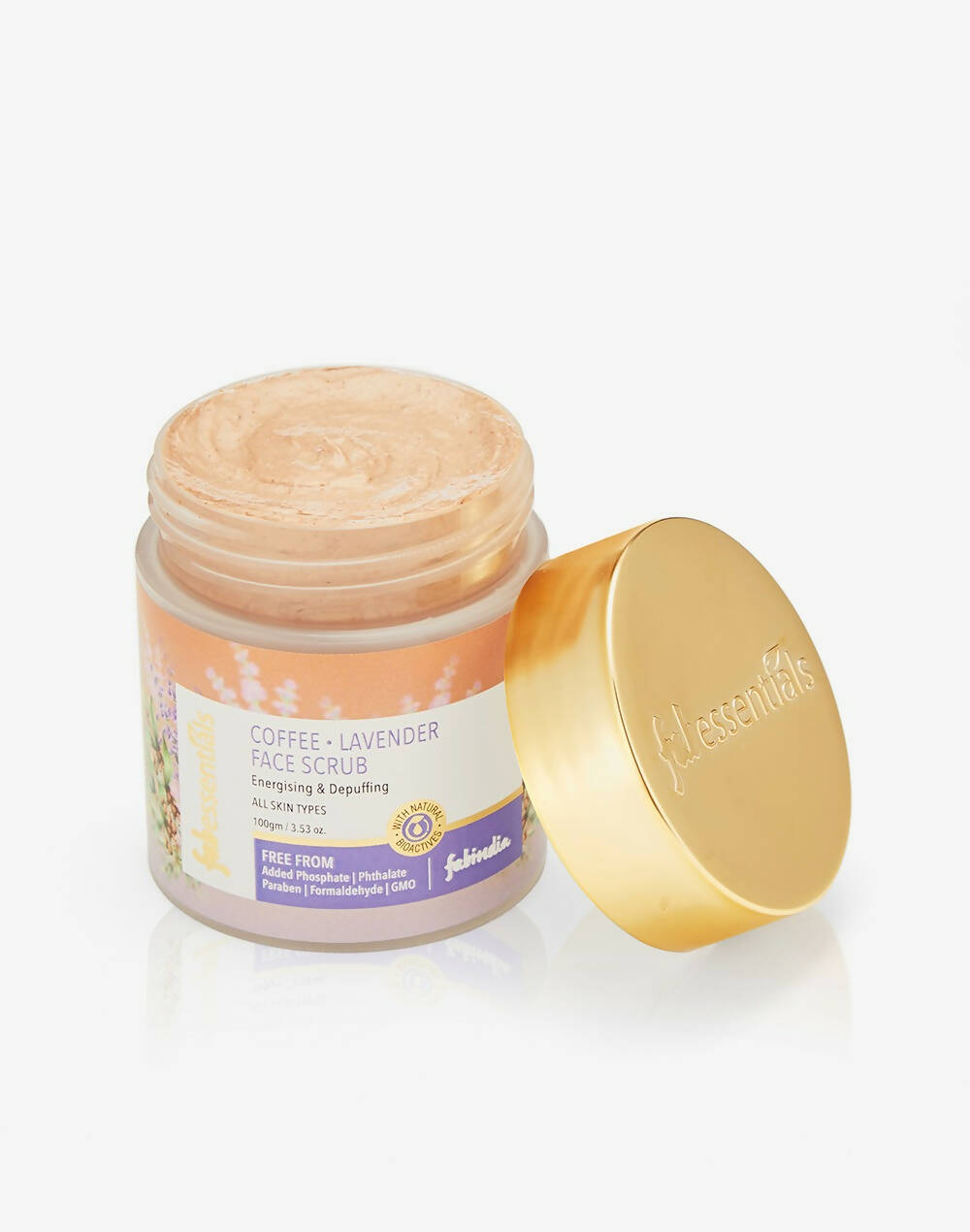 Fabessentials Coffee Lavender Face Scrub - Swadesiicart