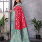 Joban Fashion Banarasi Red Woven Soft Silk Saree | Swadesiicart