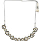 Women's Rhodium-Plated Necklace - Ruby Raang | Swadesiicart