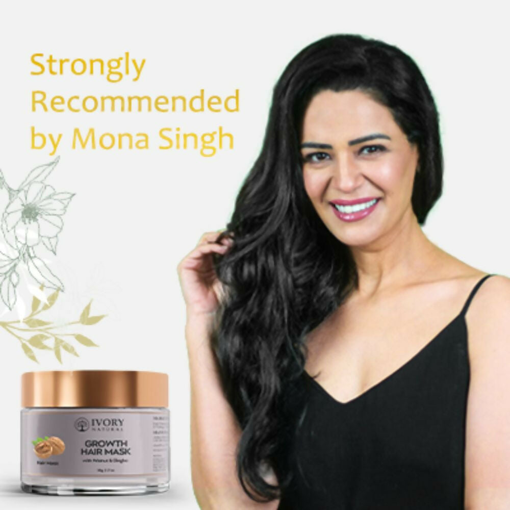 Ivory Natural Growth Hair Mask For Thicker Long And Healthier Hair | Swadesiicart