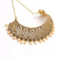 Mominos Fashion Johar Kamal Traditional Rajwadi Design Heavy Golden Color Necklace Set - Swadesiicart