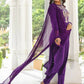 Kalini Floral Embroidered Mandarin Collar Regular Mirror Work Kurta & Trousers & Dupatta - Swadesiicart