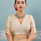 Shree Shyam Fashion Cream Silk Saree