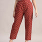 Aavyora Women Maroon Floral Printed Kurta with Printed Pants & Dupatta Set - Swadesiicart