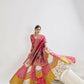 Kesar Fab White Banarasi Silk Embroidered Lehenga | Swadesiicart