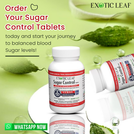 Exotic Leaf Sugar Control Tablets - Swadesiicart