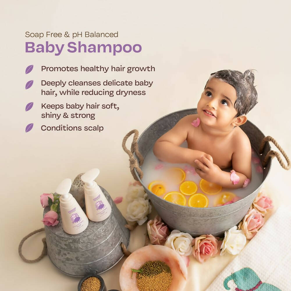 Maate Baby Daily Cleansing Combo - Baby Body Wash & Baby Shampoo - Swadesiicart