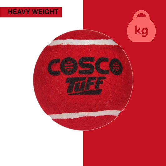 Cosco Tuff Heavy Weight Ball - Red (Pack of 6) - Swadesiicart