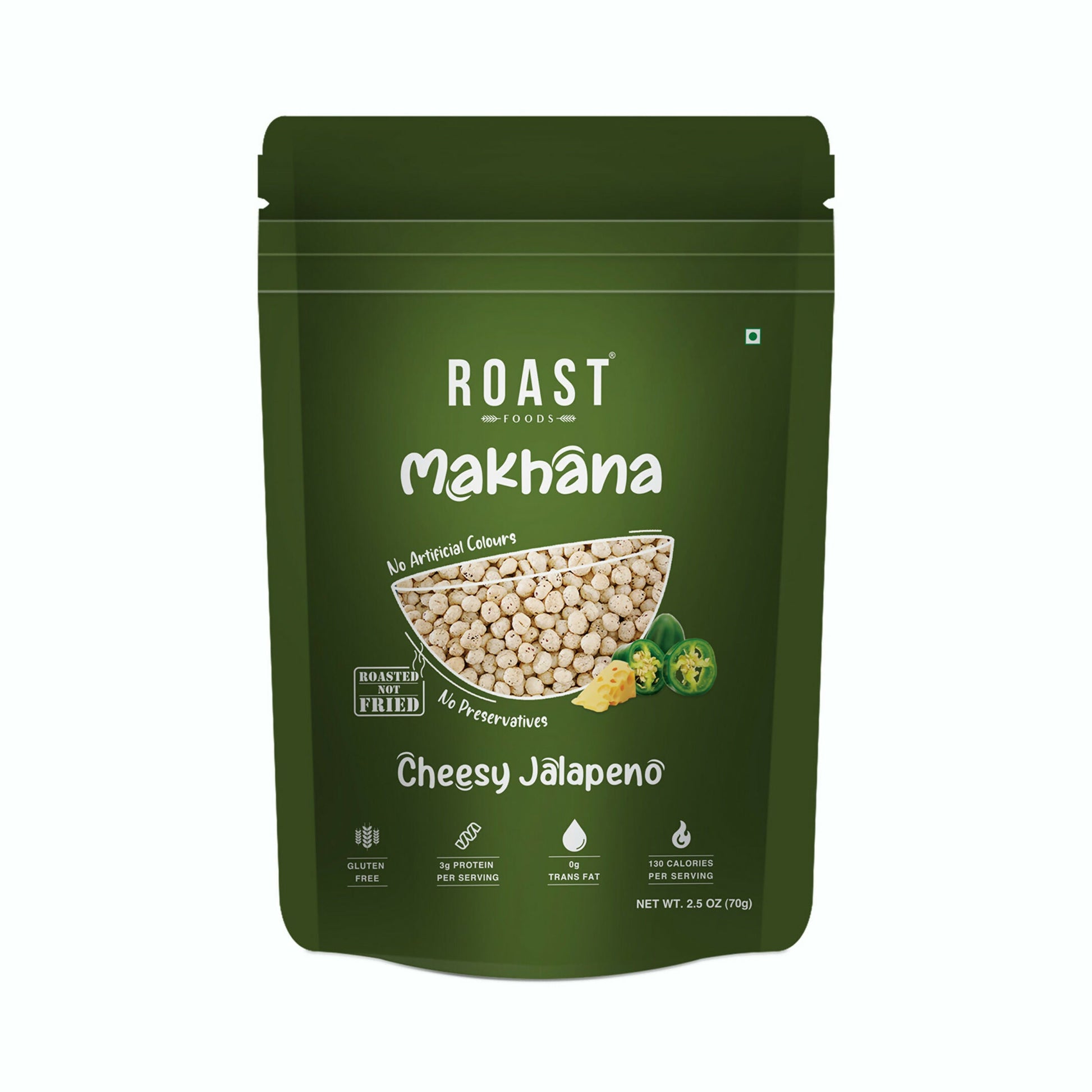 Roast Foods Makhana Cheesy Jalepeno | Swadesiicart
