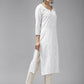 Yufta Embroidered Cotton Kurta - Swadesiicart
