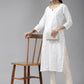 Yufta Embroidered Cotton Kurta - Swadesiicart