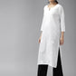 Yufta Embroidered Cotton Kurta - Swadesiicart