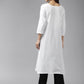 Yufta Embroidered Cotton Kurta - Swadesiicart