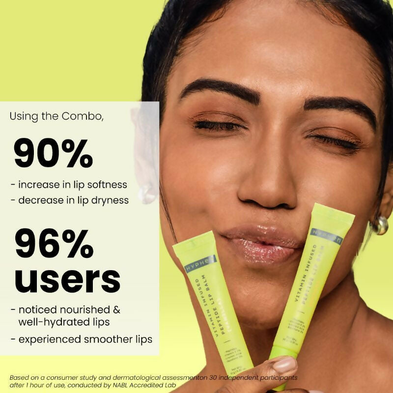 Hyphen By Kriti Sanon Juicy Lips Or Nothing Lip Care Combo For Dry & Chapped Lips, Hydrates & Moisturizes | Swadesiicart