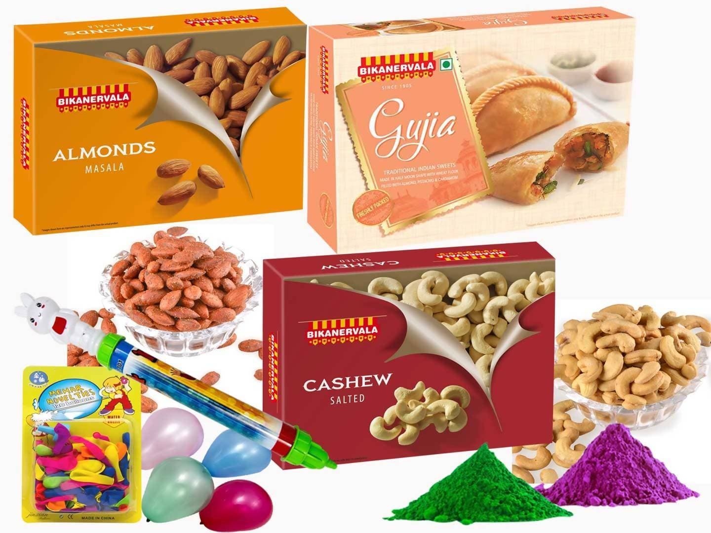 Bikano Masala Kaju And Badam Holi Gift - Bikanervala