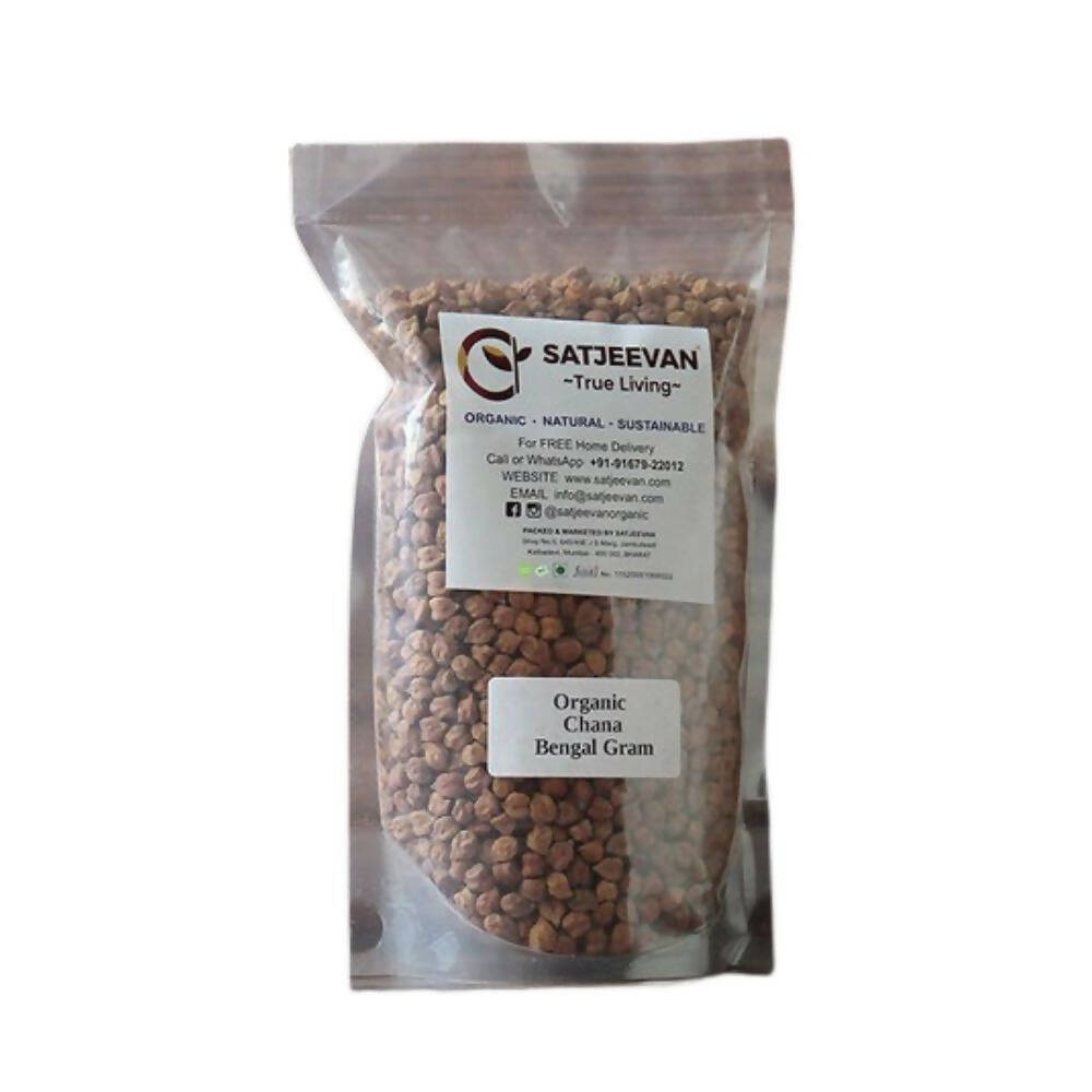 Satjeevan Organic Chana Bengal Gram - Swadesiicart