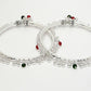 NVR Women's Set of 2 Silver-Plated Kada Anklets - Swadesiicart