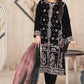 Anaita Black Velvet Suit with Embroidery Sequence Work - Swadesiicart