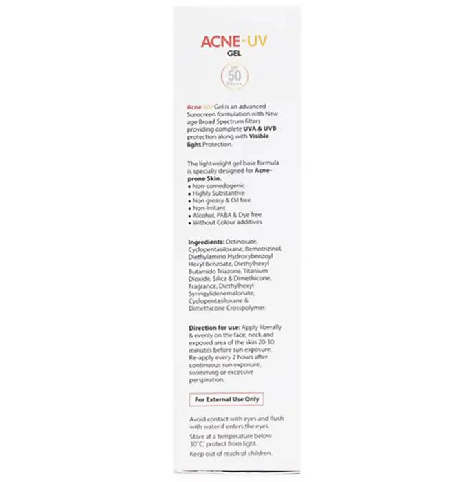 Ipca Acne UV Gel SPF 50 | Swadesiicart