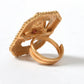 Mominos Fashion Joharkamal Gold-Polished Stone Studded Adjustable Finger Ring - Design 018 | Swadesiicart