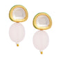 Ruby Raang Pink Kundan Studs | Swadesiicart