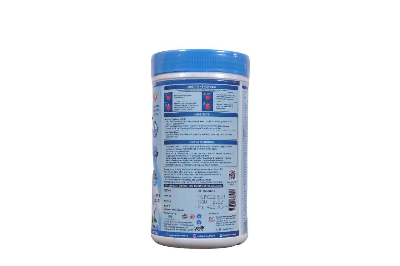 Nutraloid Pulmocure For Lungs Care Protein Powder | Swadesiicart
