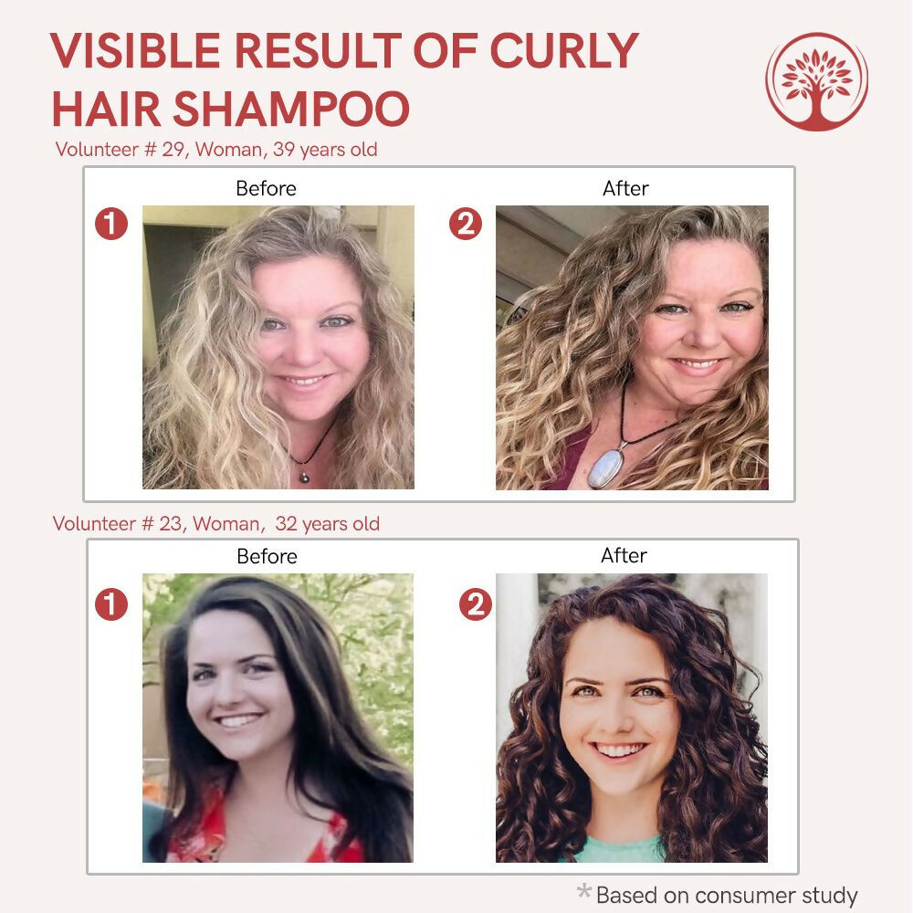 Ivory Natural Curly Hair Shampoo For Smooth, Well-Defined Curls | Swadesiicart