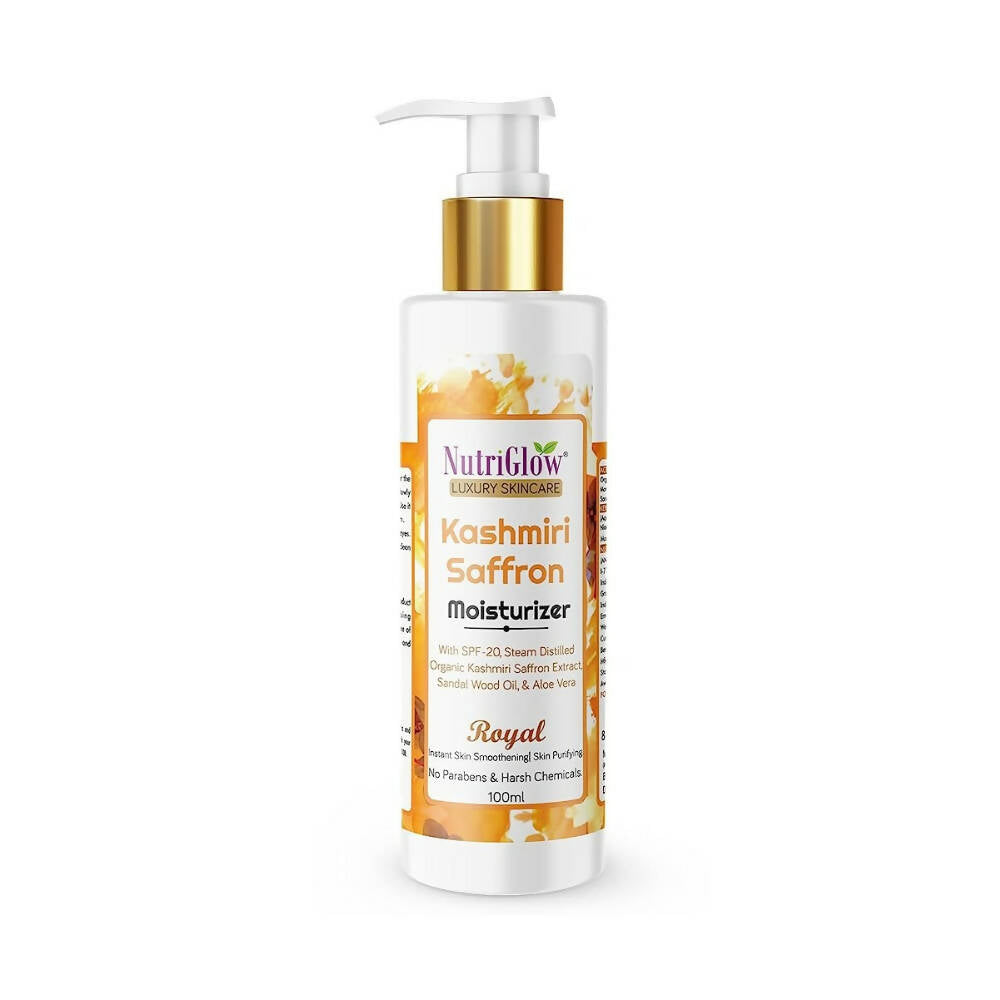 NutriGlow Luxury Skincare Kashmiri Saffron Moisturizer with SPF 20 - Nutriglow Cosmetics