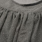Ahalyaa Women Grey Chiffon Silver Glitter Printed Tunic | Swadesiicart