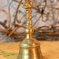 CraftVatika Gold-Toned Brass Hand Held Pooja Bell | Swadesiicart
