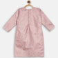 Ahalyaa Pink Poly Silk Straight Kids Kurta Palazzo Set For Girls | Swadesiicart