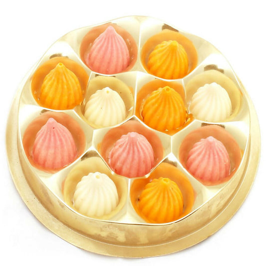 Ghasitaram Mango, Strawberry and White Chocolate Modaks | Swadesiicart