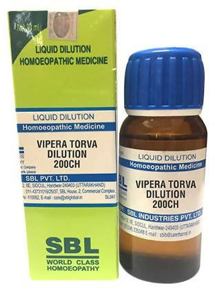 SBL Homeopathy Vipera Torva Dilution | Swadesiicart