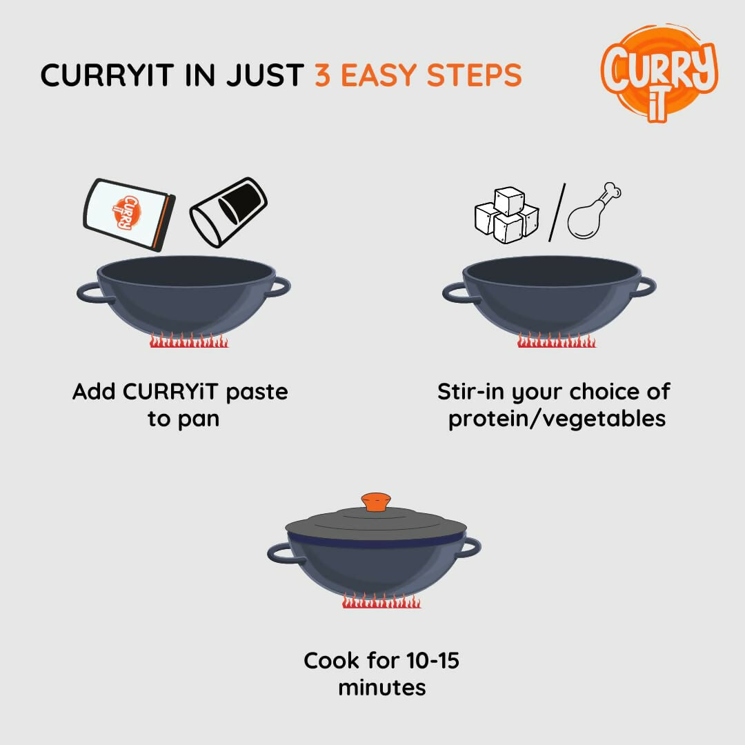 CURRYiT Instant Hyderabadi Biryani Premium Cooking Paste - Swadesiicart