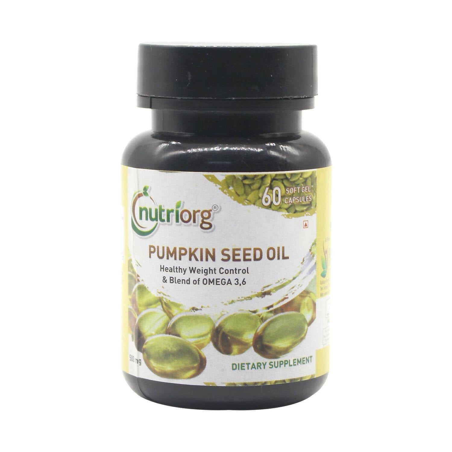 Nutriorg Pumpkin Seed Oil Soft Gel Capsules - Altcheeni