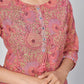 NOZ2TOZ Women's Pink Cotton Kurta & Pant With Dupatta- (3pcs set) - Swadesiicart