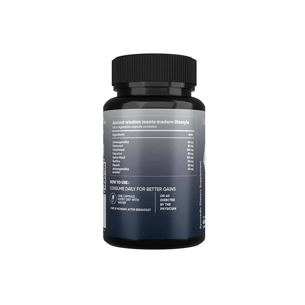 Aadar Power Build Safed Musli, Gokhru, Shatavari Capsules - Swadesiicart