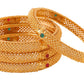 NVR Women's Set of 2 Gold-Polished Traditional Bangles - Swadesiicart