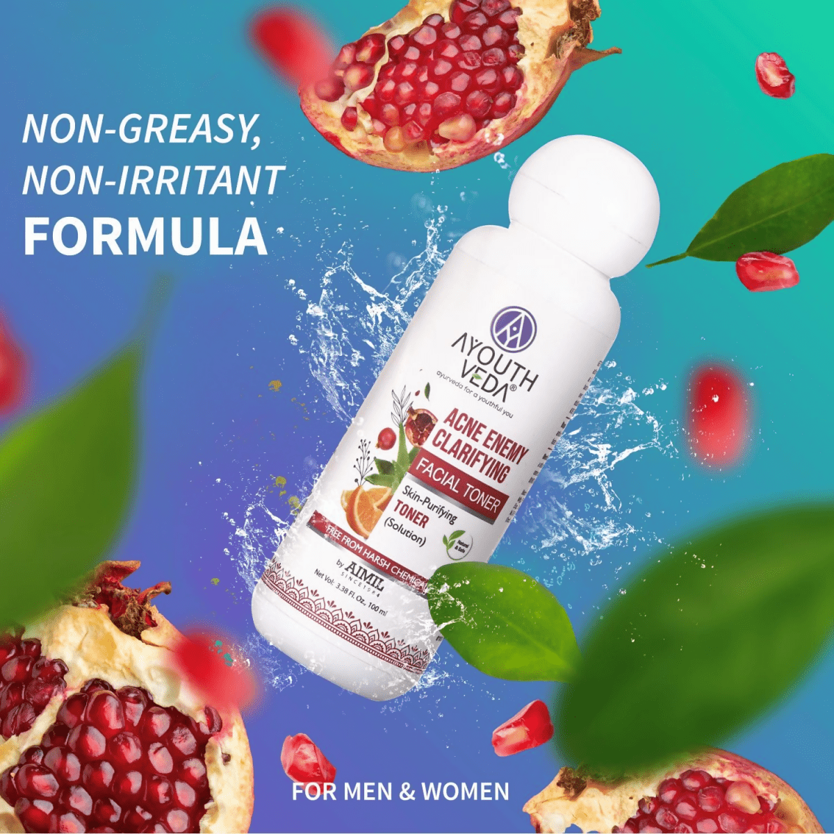 Ayouthveda Acne Enemy Clarifying Facial Toner - Swadesiicart