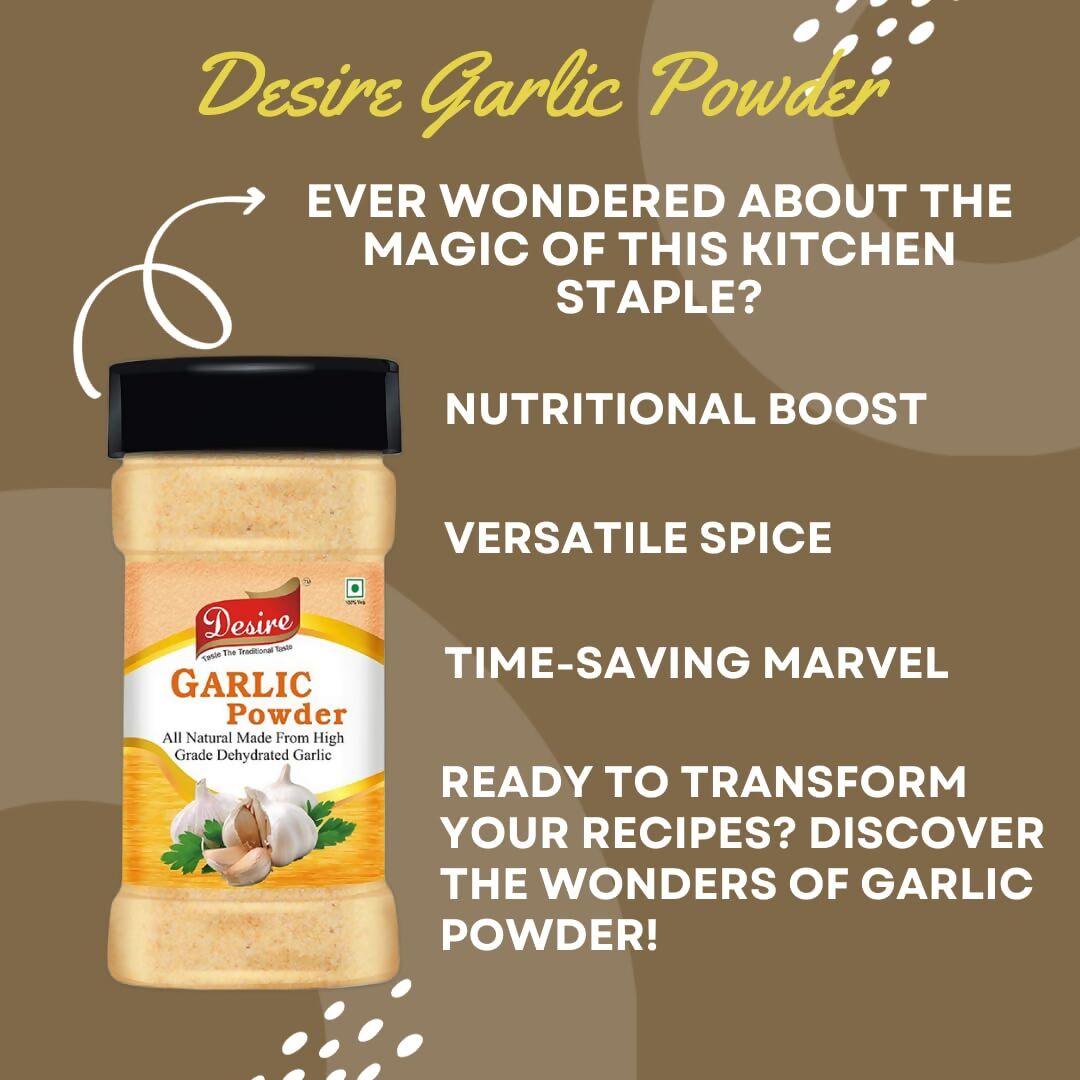 Desire Garlic Powder - Swadesiicart