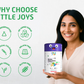 Little Joys Biotin Hair Gummies Strawberry Flavor For Moms - Swadesiicart