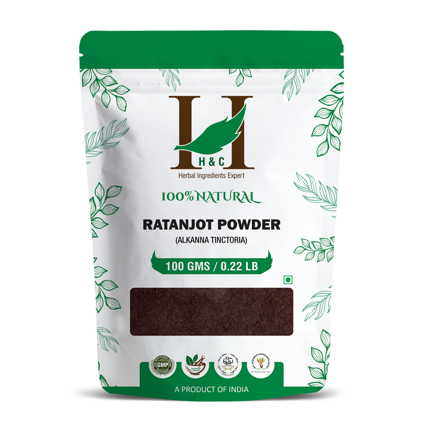 H&C Herbal Ratanjot Powder - Just Jaivik