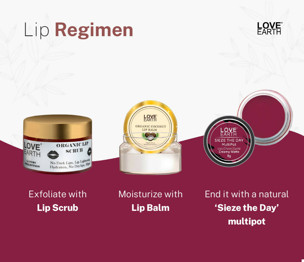 Love Earth Lip Tint & Cheek Tint Multipot-Sieze The Day - Swadesiicart