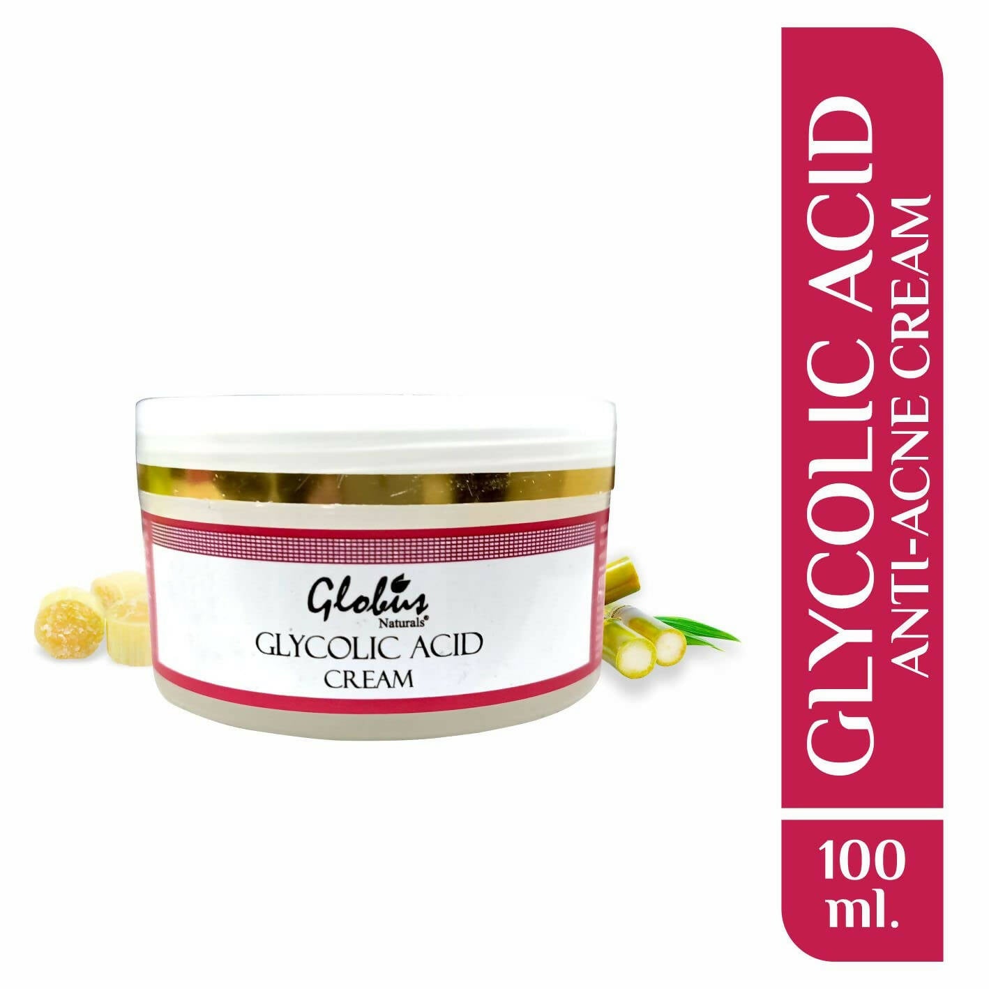 Globus Naturals Glycolic Acid Face Cream - Swadesiicart