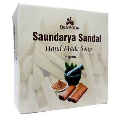 Benmoon Ayurveda Saundarya Sandal Hand Made Soap - Benmoon Pharma