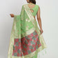 Shree Shyam Fashion Linen Cotton Light Green Saree