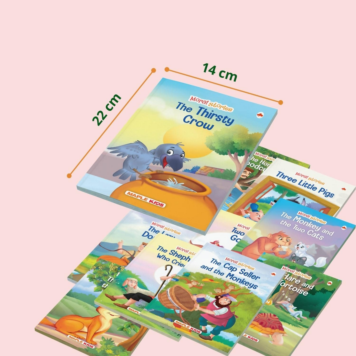 Maple Press Moral Story Books for Kids (Illustrated) - English Short Stories with Colourful Pictures - Swadesiicart