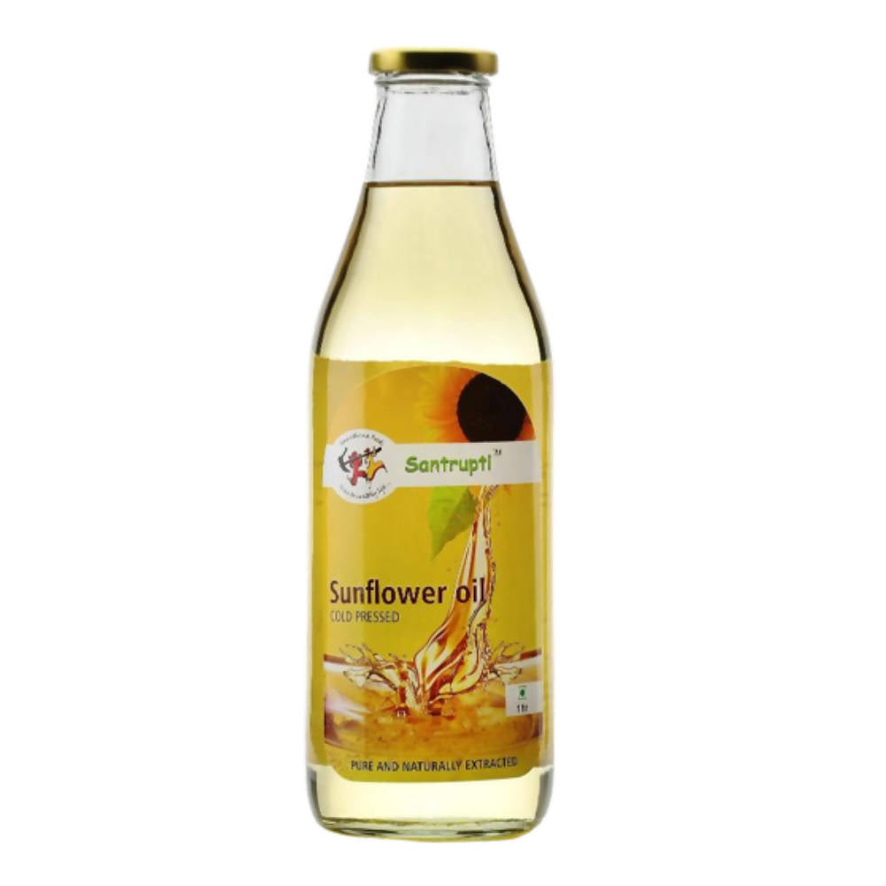Santrupti Sunflower Oil (Cold Pressed) - Swadesiicart