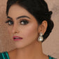 Kundan Earrings (silver) - Ruby Raang - Ruby Raang Studio